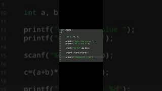 #39 | Computer Programming tutorial | C Language | Coding Exercise40 #shorts #coding