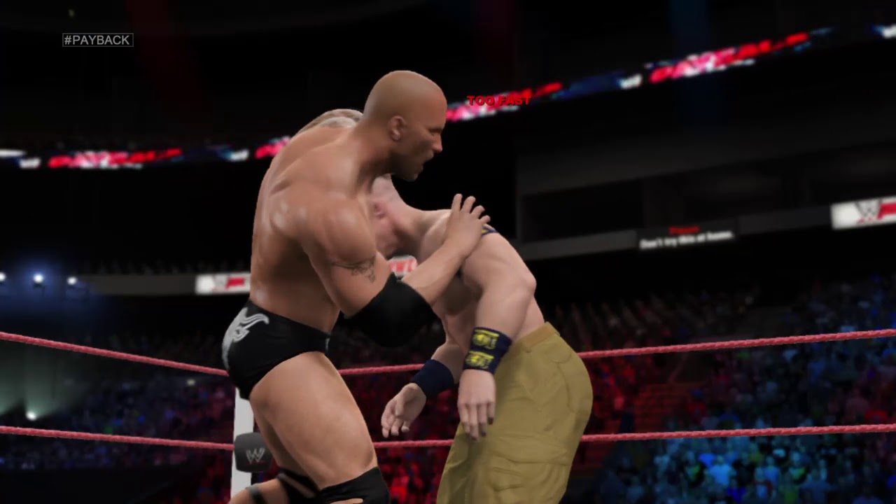 WWE 2K15 John Cena vs The Rock - YouTube