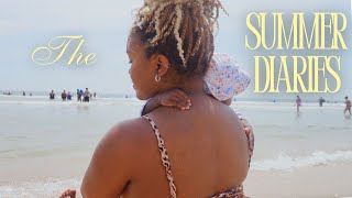 Summer Vlog | Belmar Beach New Jersey, Daughter was scared....
