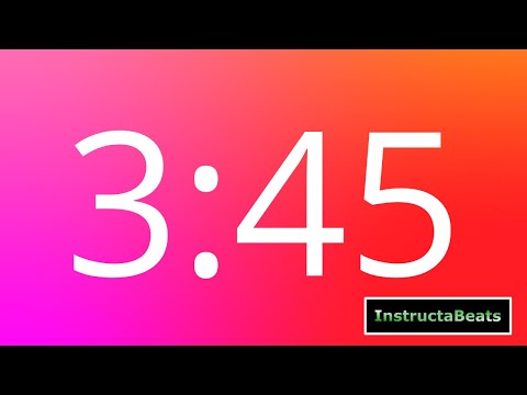 3 Minute 45 Second Timer Countdown - Colorful