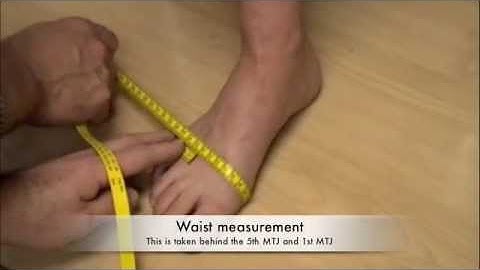 Measuring for custom shoes Part 2