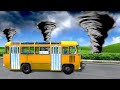 Can I Escape a TORNADO in a Bus? (Bus World)