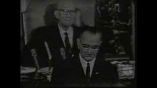 Lyndon B Johnson (LBJ) Declares War on Poverty