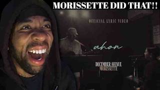 BEAUTIFUL DUET! December Avenue & Morissette - AHON | Official Lyric Video | REACTION