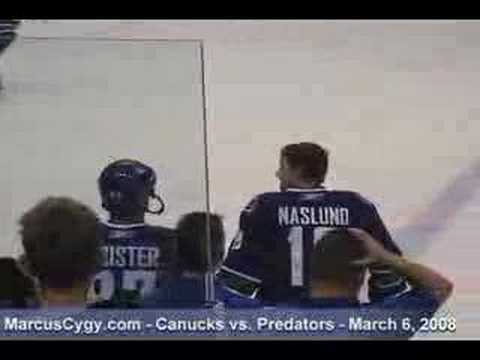 Canucks vs. Predators (5) - 3/6/08 - Naslund & tea...