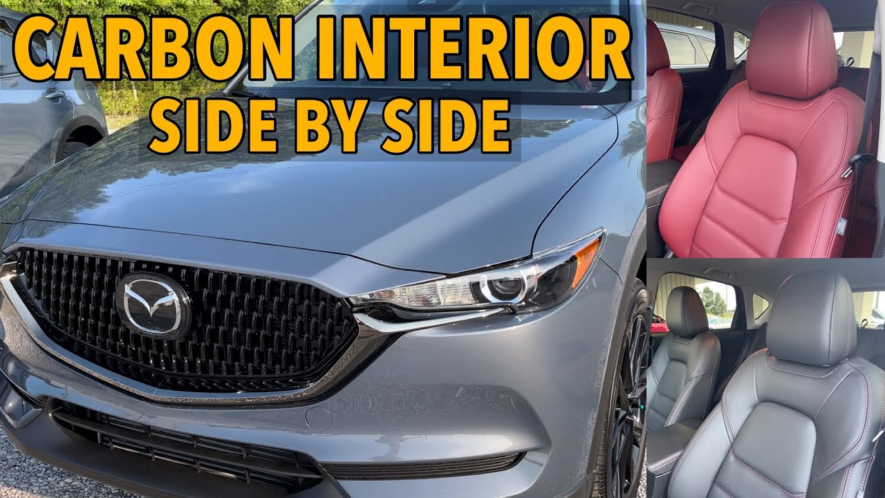 CX5 Carbon Edition Interior Side By Side Comparison YouTube