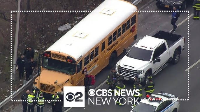School Bus Involved In Crash On Nassau Expressway In Queens