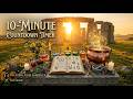 Summer Solstice Ritual ☀️ 10 Min Pagan Altar Timer | Bubbling Cauldron ASMR Study