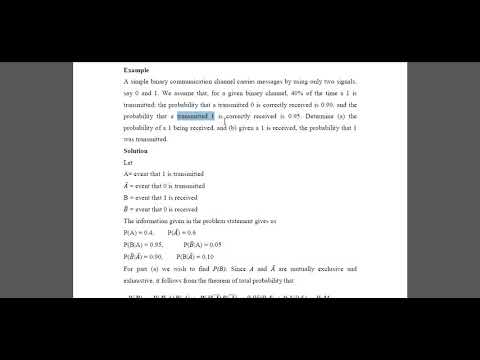 computing probabilities -- example 1 - youtube Images... Lecture 7 Probability and Statistics - YouTube