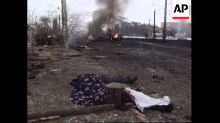 RUSSIA: CHECHNYA: BOMBING RAIDS HEAVIEST YET