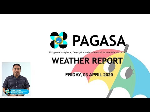 Public Weather Forecast Issued at 4:00 AM April 3, 2020
