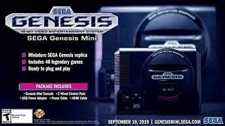 Pre Order Sega Genesis Mini - The iconic SEGA Genesis console that defined a generation of gaming