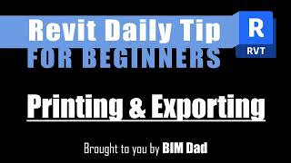 Revit Export and Print Tutorial | How to Export to CAD, PDF, and More in Revit