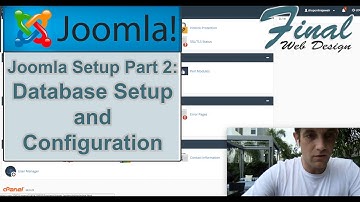 Joomla Setup - Part 2: Database Setup & Configuration