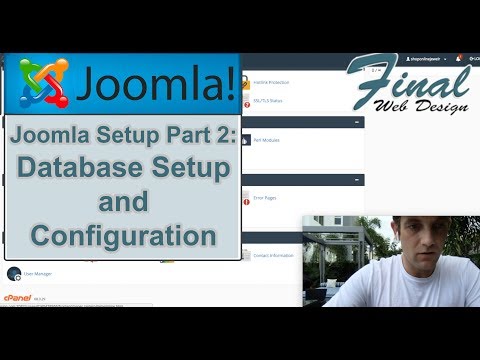 Joomla Setup - Part 2: Database Setup & Configuration