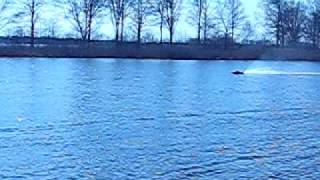 Gas Powered Rc Boat Miss Bud Drag