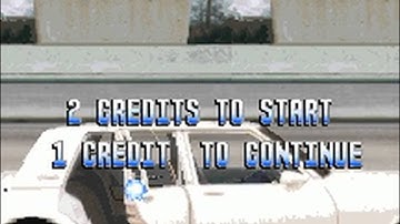 Lethal Enforcers (Konami 1992)  Attract Mode 60fps