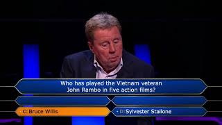 Who Wants to Be a Millionaire Harry Redknapp goes away with nothing