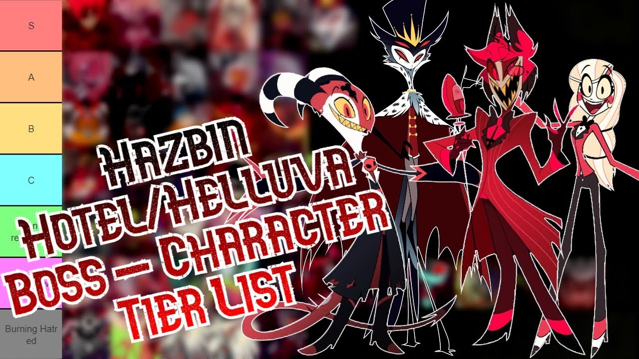 Ranking Some Hazbin Hotel Helluva Boss Characters Part Tier List My
