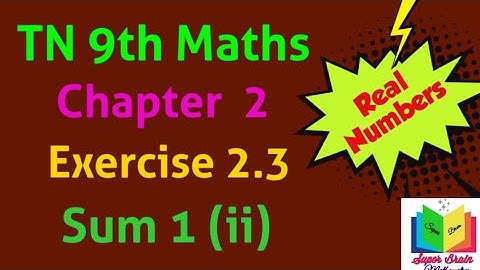 9th maths Chapter 2 Exercise 2.3 sum 1(ii) | Class 9 Exercise 2.3 sum 1(ii)| Super brain mathematics