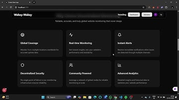 Decentralized Website Uptime & Performance Monitoring | Hackathon Project Demo