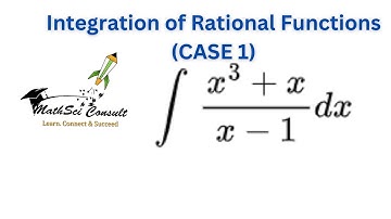 Calculus II : Integration of Rational Function by Partial Fractions| Q1
