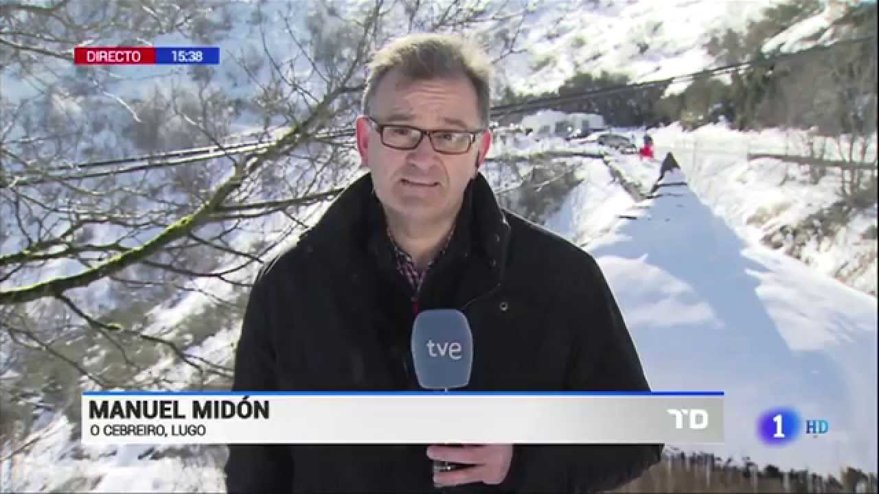O Cebreiro - Nieve en Galicia - El Cebrero 2015