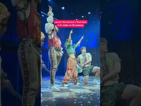 Laurie Hernandez's Final Bow in & Juliet on Broadway