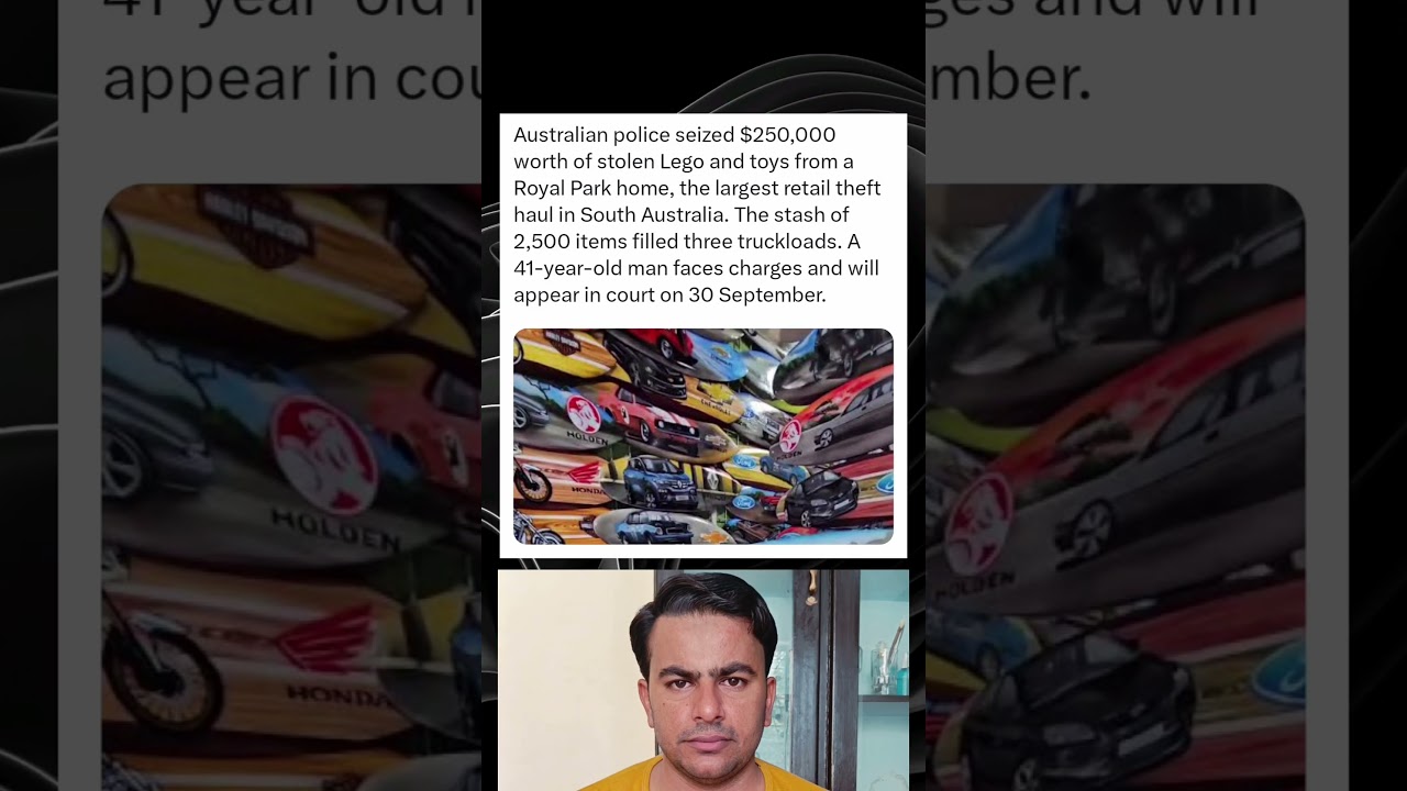 Australian man charged over $250,000 Lego and toy theft