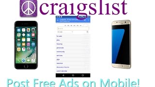 How to Post Ads On Craigslist With Your Phone (Mobile) screenshot 3