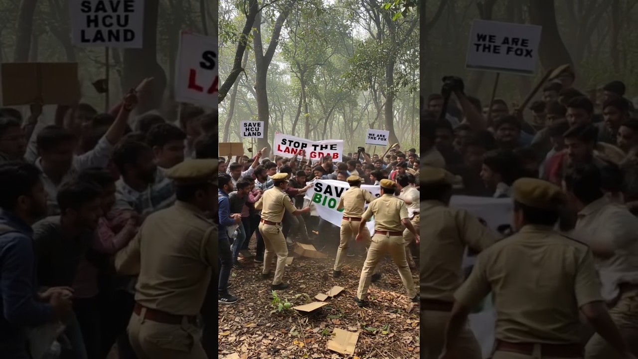 Hyderabad forest Issue |kancha Gachibowli😶 