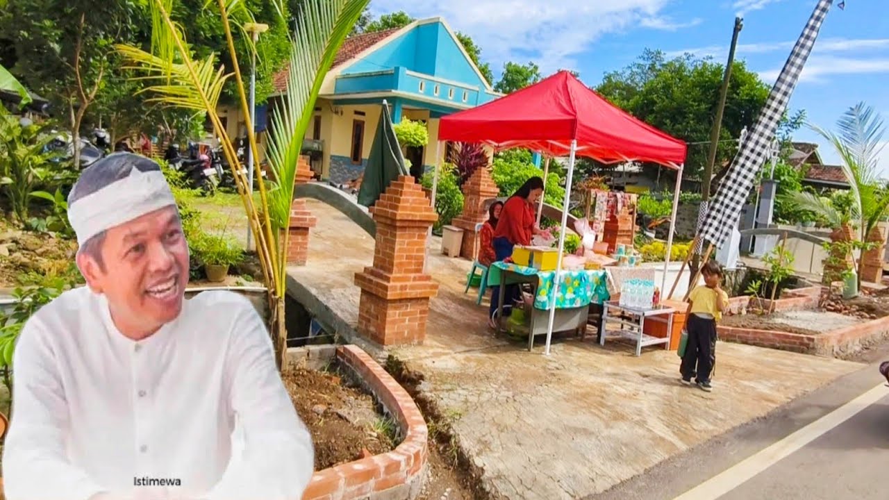 KDM Hebat...Hibahkan Membangun Taman Indah Dan Jembatan Depan Rumah Warga Di Sekitar Lembur Pakuan