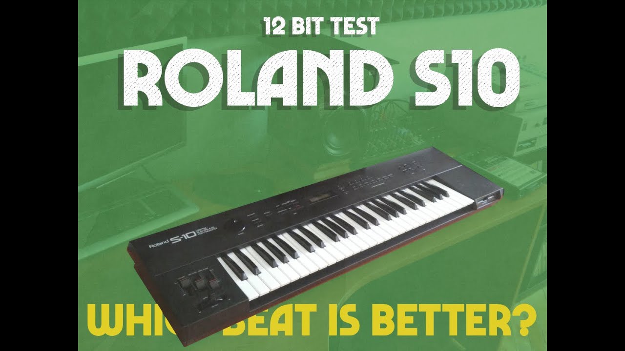 Vintage sampler Roland S-10 (12 bit test) | 1 or 2?
