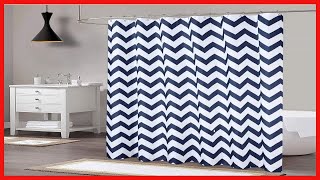 Great product -  CAROMIO Stall Shower Curtain 54 Inch, Chevron Striped Geometric Fabric Shower Curta