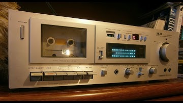 80s Akai GX M10 Stereo Cassette Deck Demo part 2.