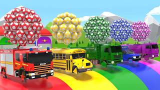 Finger Family + Baby shark Soccer ball, Learning colors and shapes Baby Nursery Rhymes &amp; Kids Songs