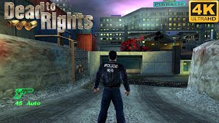 Dead to Rights PS2 Gameplay 4K (PCSX2)