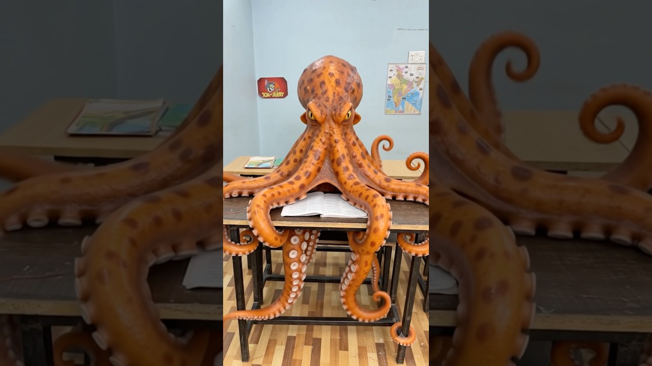 Dholu octopus 🐙🐙🐙 #trending #shortsfeed #shorts #foryou #comedy #funny #youtubeshorts #animals
