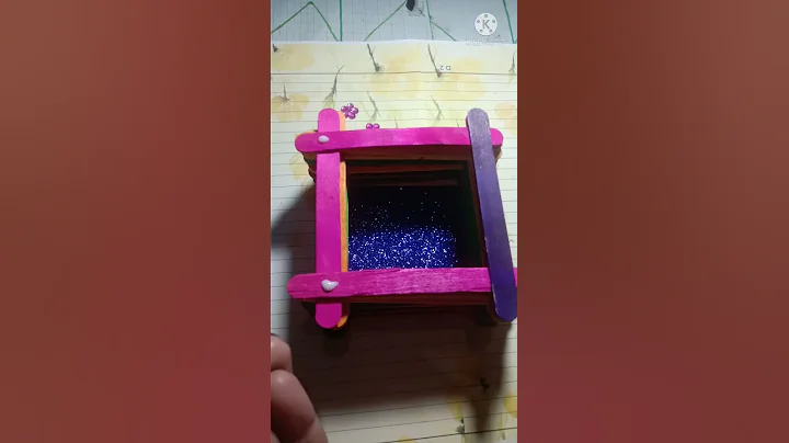 Diy Ice-cream Stick Craft 💖💝 #Shorts #shorts