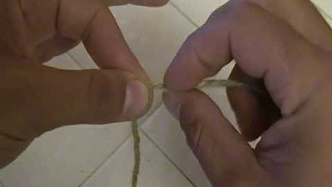 Reverse Wrap 2 PLY Cordage