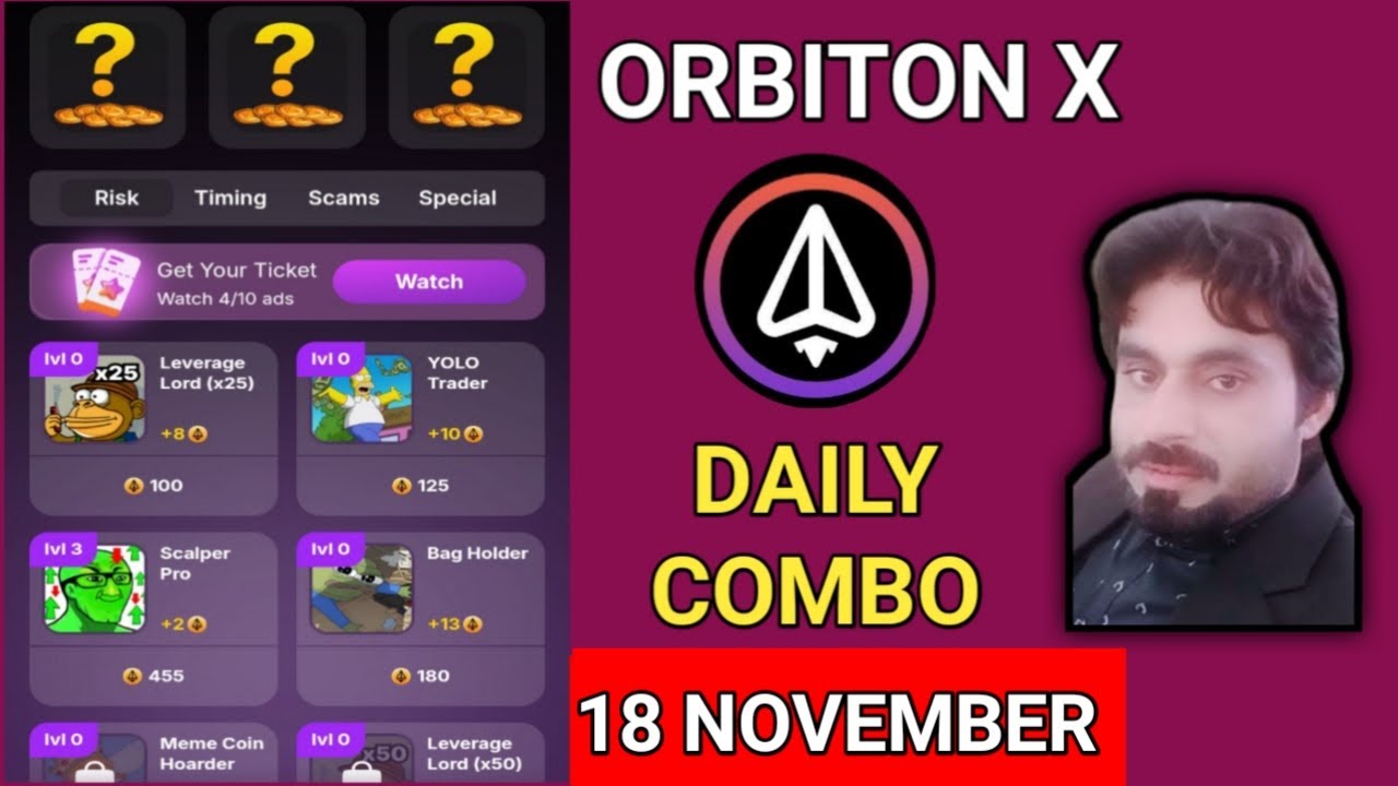 ORBITON X DAILY COMBO 18 NOVEMBER | ORBITON X DAILY COMBO | ORBITON X ...
