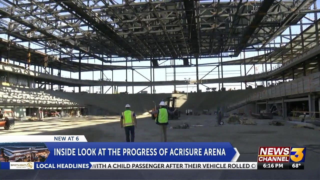 Inside look at the progress of Acrisure Arena YouTube Inside look at the progress of Acrisure Arena YouTube