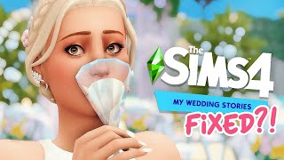 Is My Wedding Stories actually fixed now?! // The Sims 4 - patch update