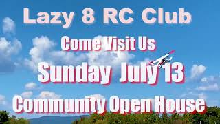 2025 Lazy 8 RC Club  Community Open House Promo