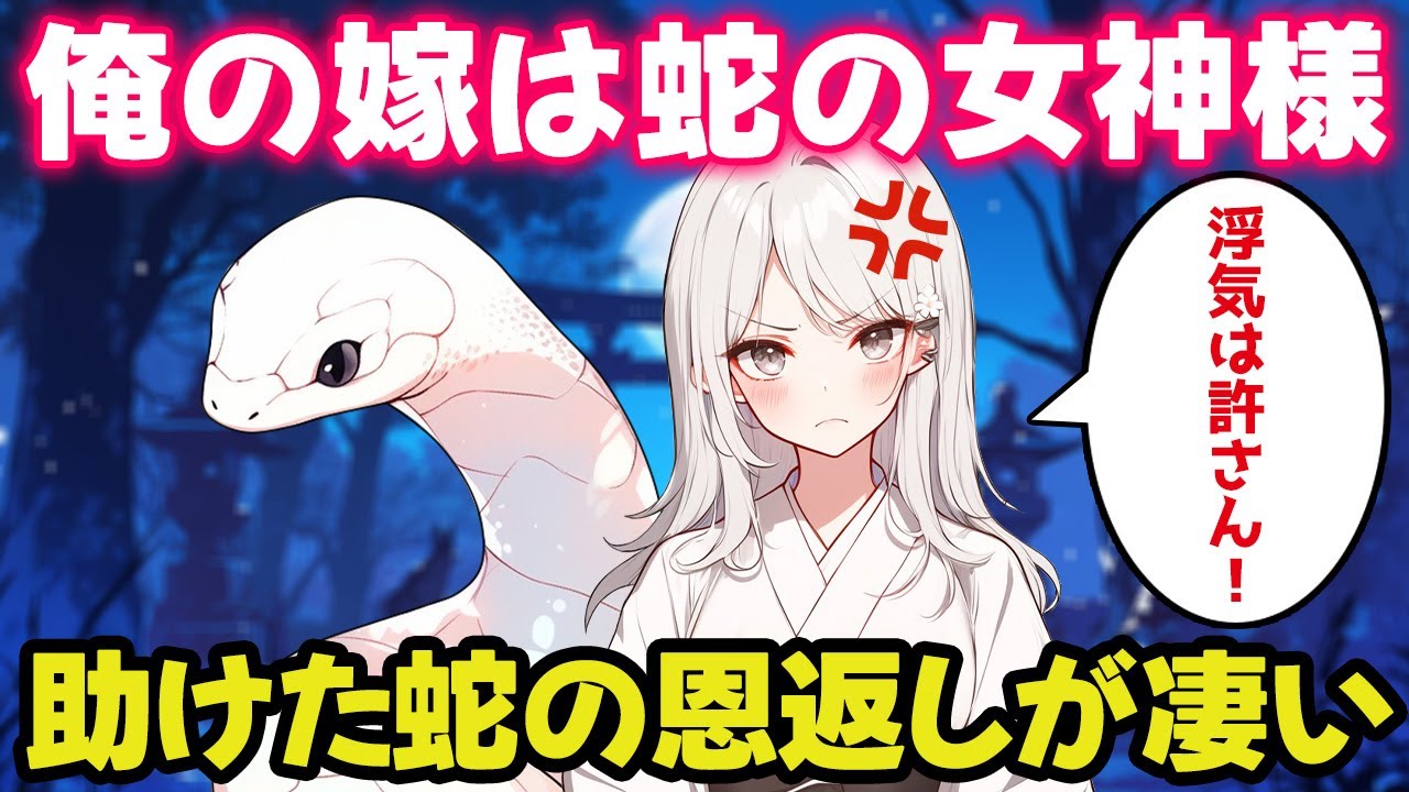 【不思議な話】神社で助けた白蛇の恩返しと愛情が凄かった【2chゆっくり】