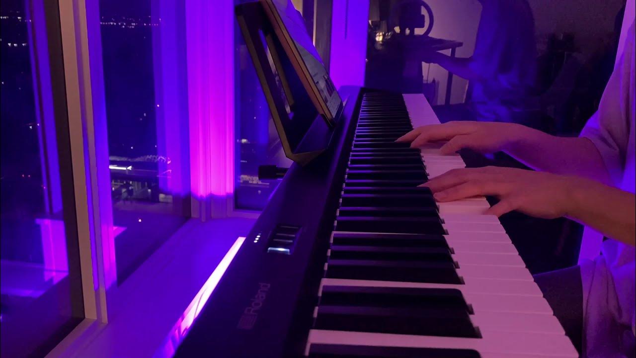 Live Lightning Crashes Piano Cover YouTube