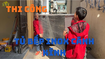 Thi Công Tủ Bếp Inox Cánh Kính Tại Vĩnh Quỳnh Thanh Trì Hà Nội I Nội Thất Nhà Bếp TNT