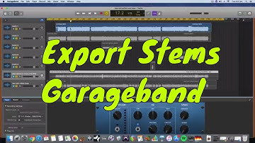 How to export audio stems from garage band
