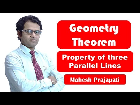 SSC THEOREM | THREE PARALLEL LINES | MAHESH PRAJAPATI