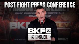 BKFC 90 BIRMINGHAM POST- EVENT PRESS CONFERENCE | LIVE!